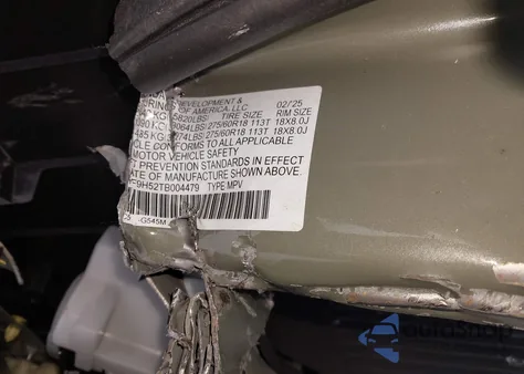 2026 Honda Passport Awd Trailsport/Awd Trailsport Blackout from USA, damaged, VIN 5FNYF9H52TB004479